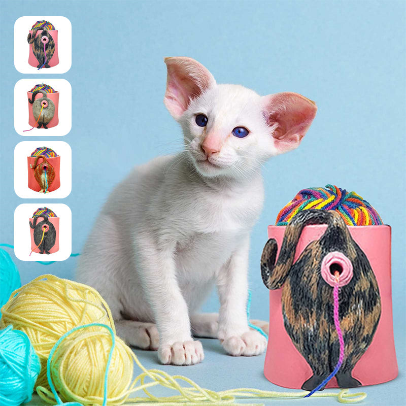 Cat Yarn Bowl