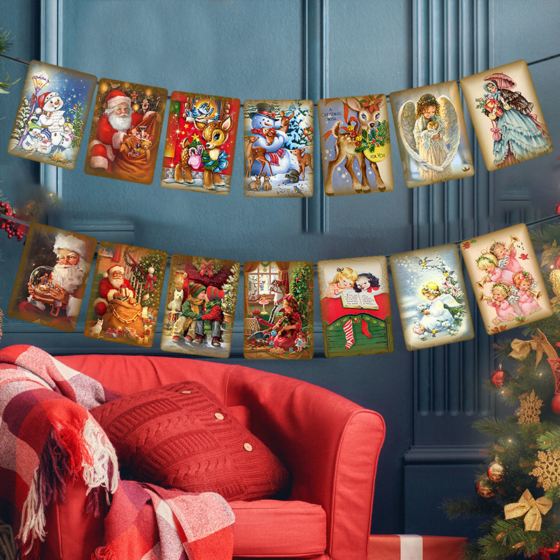 Vintage Style Christmas Banner