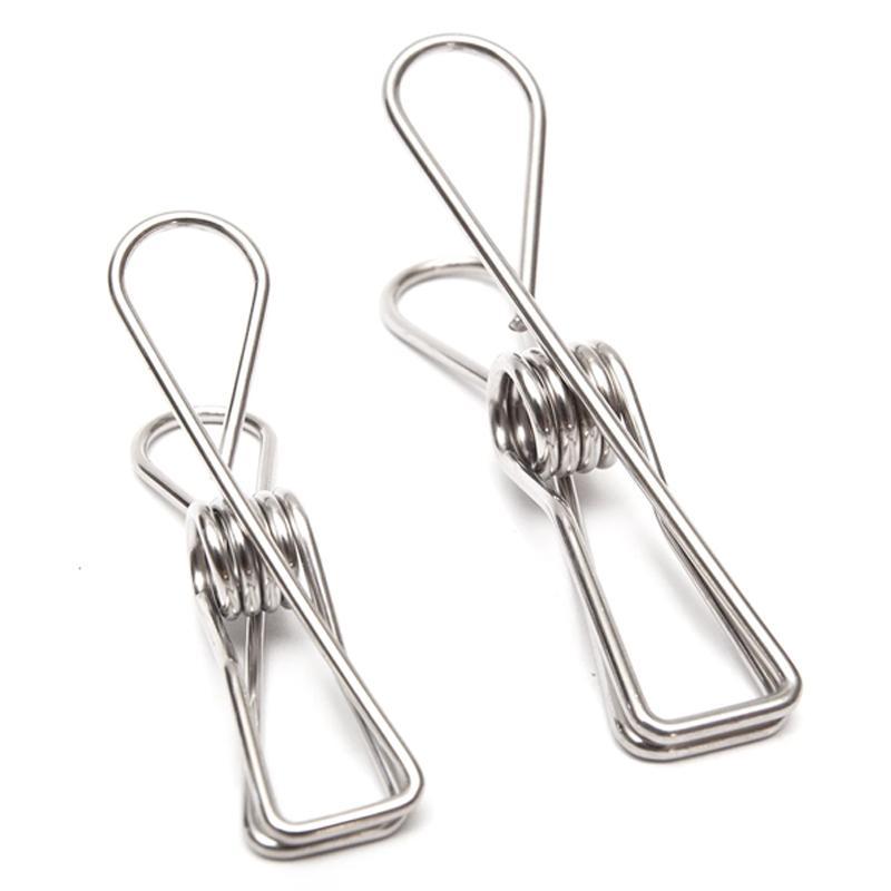 Stainless Steel Metal Long Tail Clip With Hooks