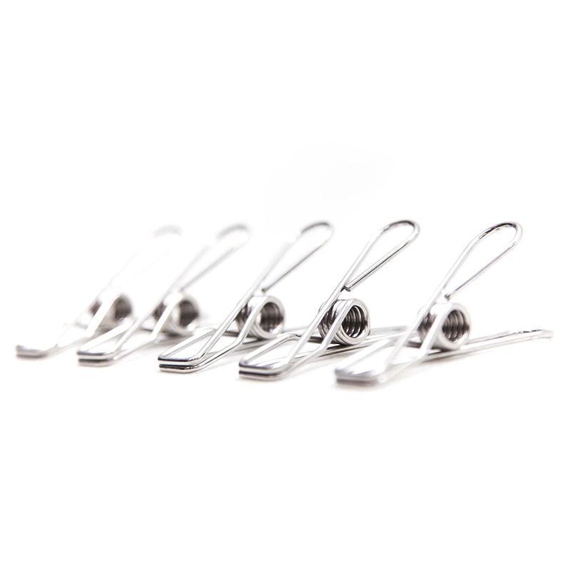 Stainless Steel Metal Long Tail Clip With Hooks