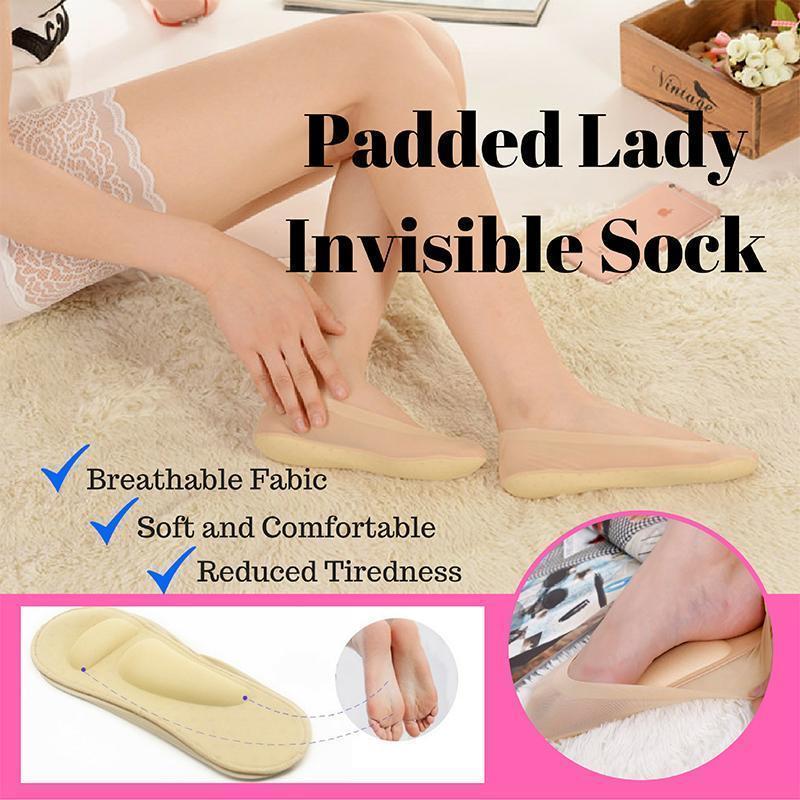 Shinerme™ 3D Foot Massage Padded Lady Invisible Socks