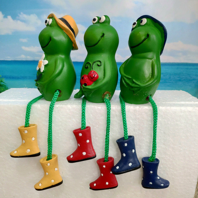 3D Funny Frog Decoration