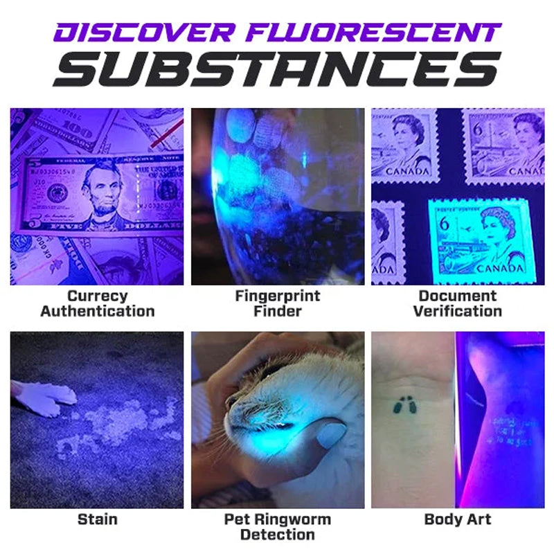 UV Ultraviolet Flashlight