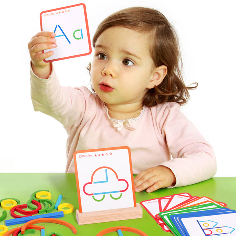 Montessori Children's Puzzle Logic Training Ring Game