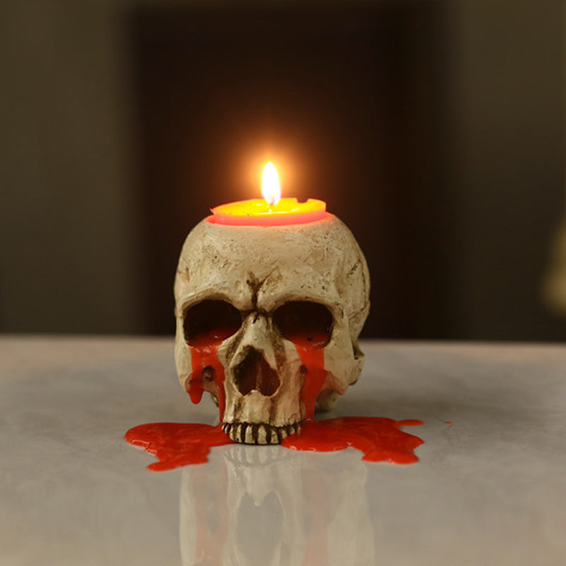 Skeleton Candlestick Holder