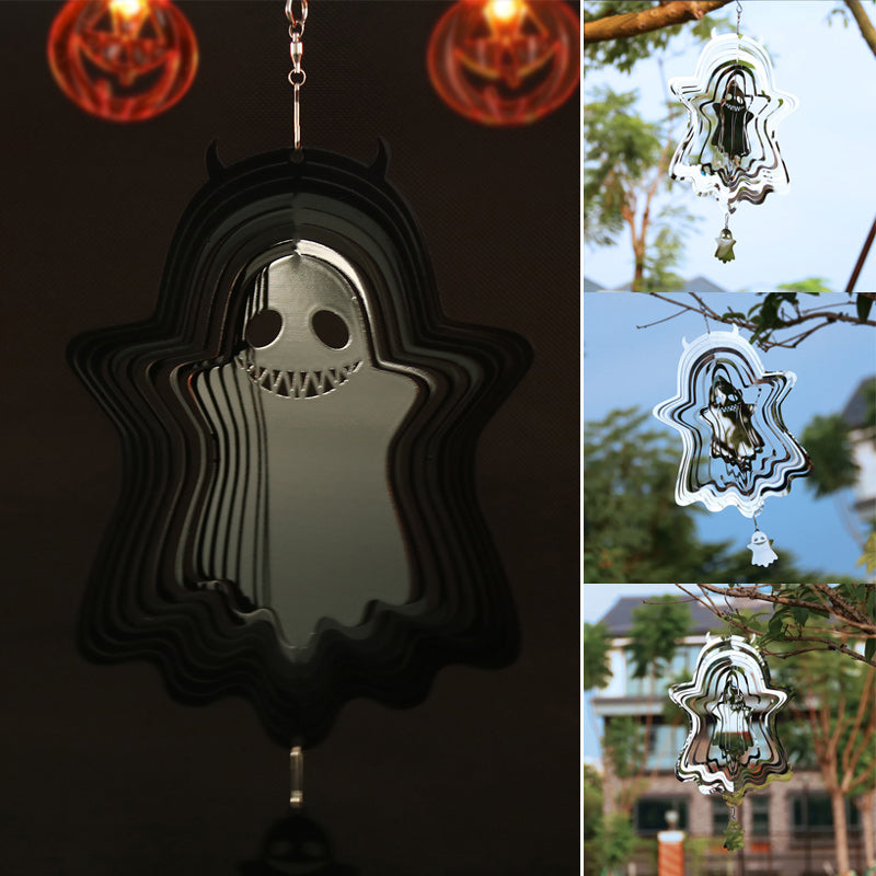 Halloween Rotating Ghost Wind Chime
