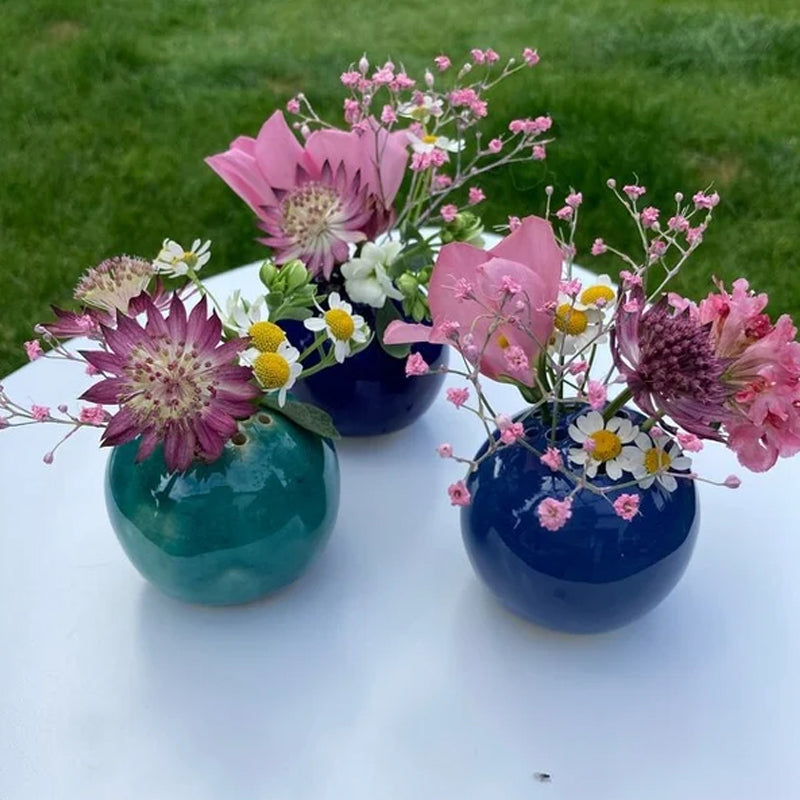 The Best Containers for Flowers Kids Picked for Mom - Handmade Vase Flower Stone Table Decor
