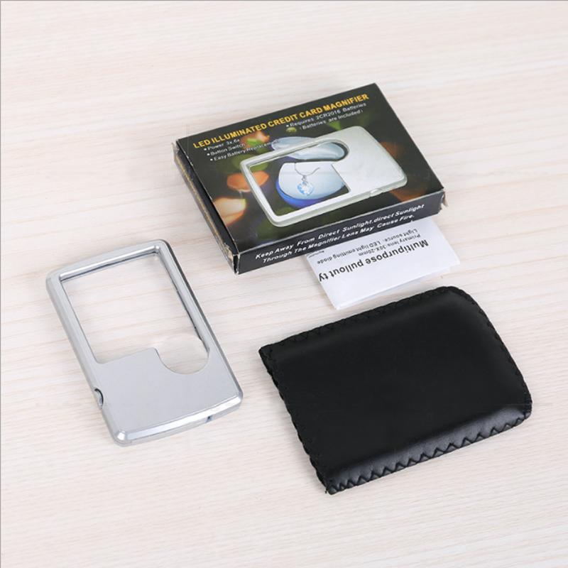 Shinerme™ LED Card Type Magnifier for Reading