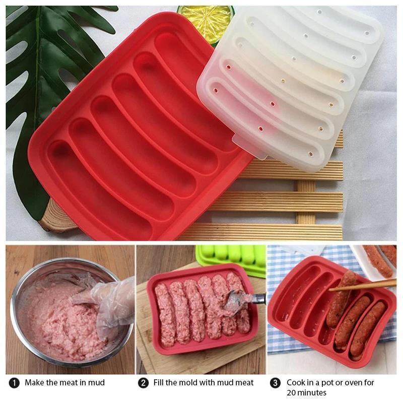 Homemade Manual Sausage Mold for Barbecue and Breakfast
