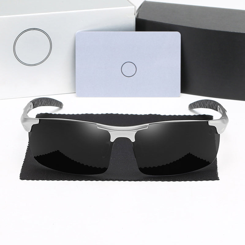 Men's Photochromic Sunglasses with Anti-glare Polarized Lens