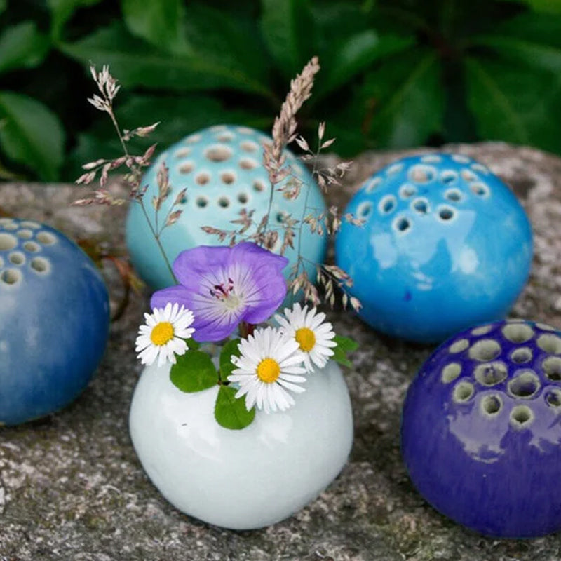 The Best Containers for Flowers Kids Picked for Mom - Handmade Vase Flower Stone Table Decor