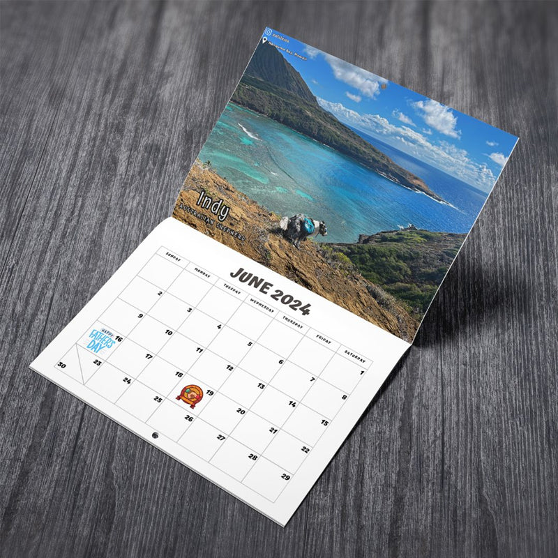 Pre-Sale>>2024 Dogs Pooping in Beautiful Places Calendar