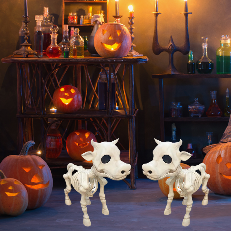 Cow Skeleton Halloween Decoration