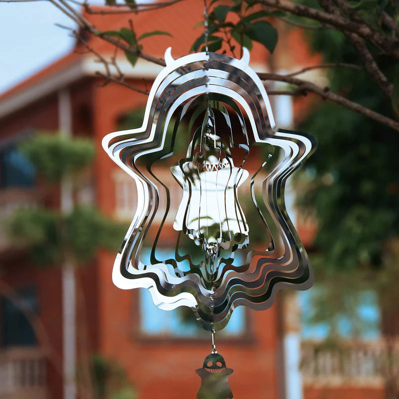 Halloween Rotating Ghost Wind Chime