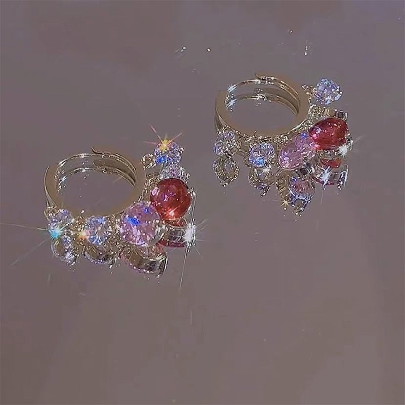 Shinerme™ Shiny Colorful Zircon Drop Earrings
