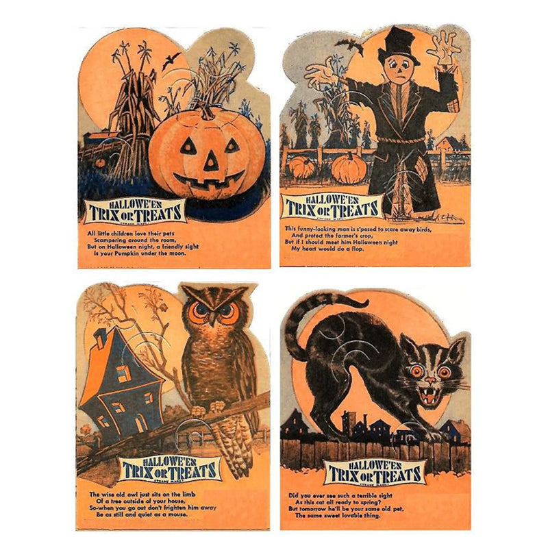 Halloween Trick Or Treat Candy Card Holders
